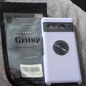 Gritup Purple Phone Case with Ring Holder For Pixel 7 PRO